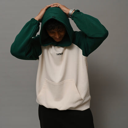 Matcha Green Unisex Raglan Hoodie