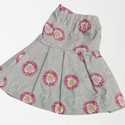 Pink Emblems Girls Skirt