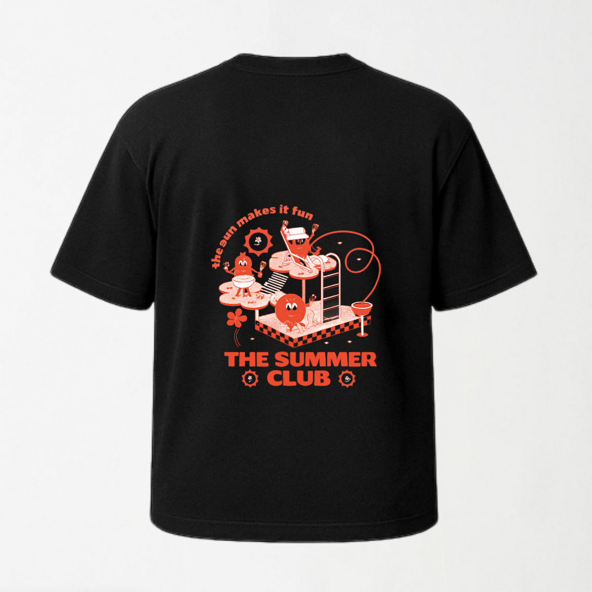 Summer Club - Round Neck Unisex T Shirt