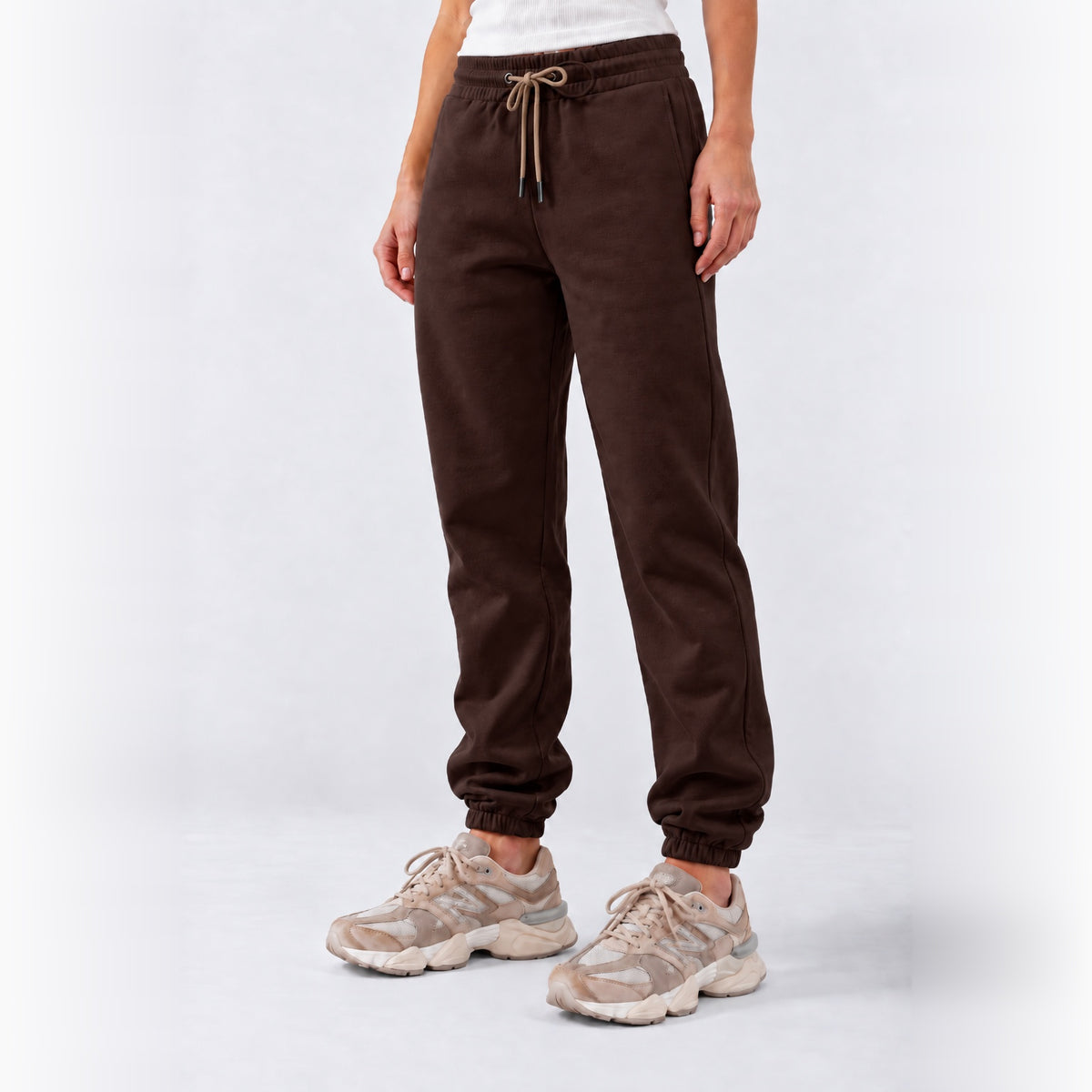 Hershey’s Chocolate Brown Terry Sweatpants (Summer-Friendly)