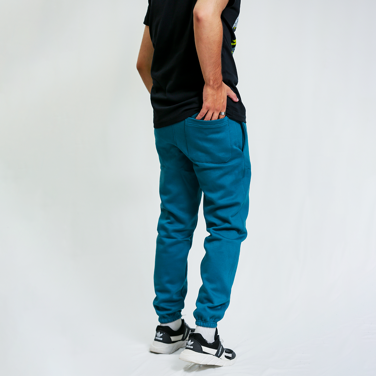 Sea Blue Unisex Fleece Sweatpants (Winter-Friendly)