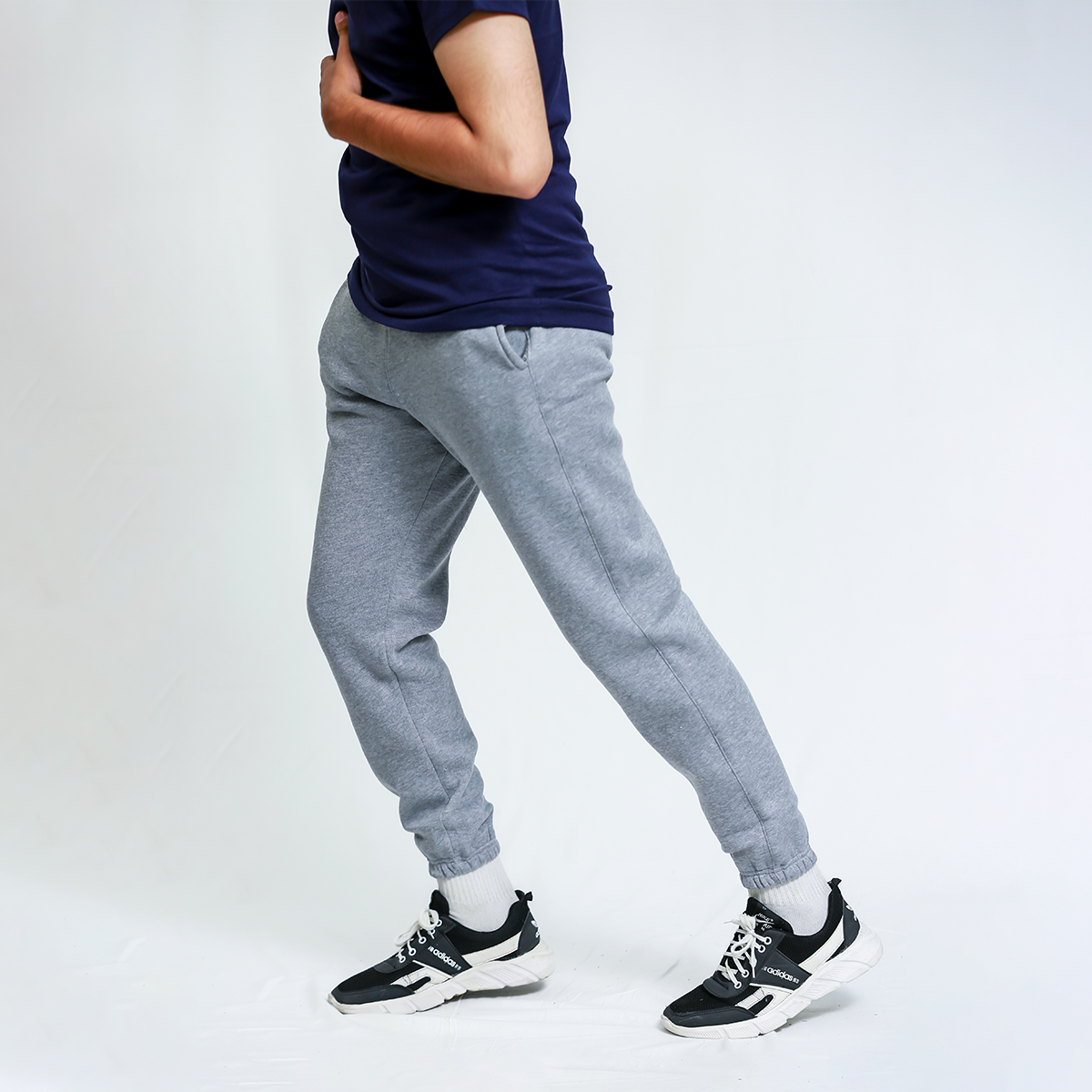 Heather Grey Fleece Unisex Sweatpants (Winter-Friendly)