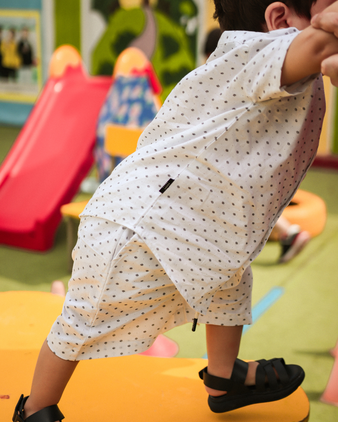 Polka dot dress for boy online