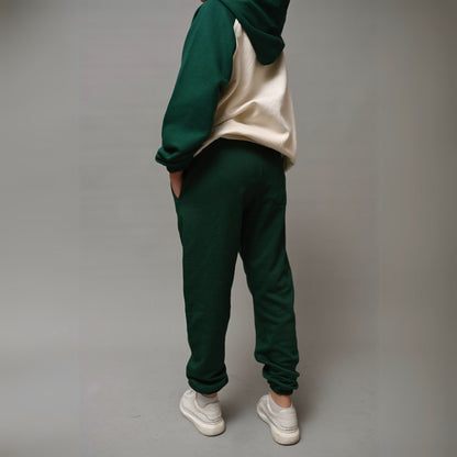 Matcha Green Unisex Terry Sweatpants (Summer-Friendly)