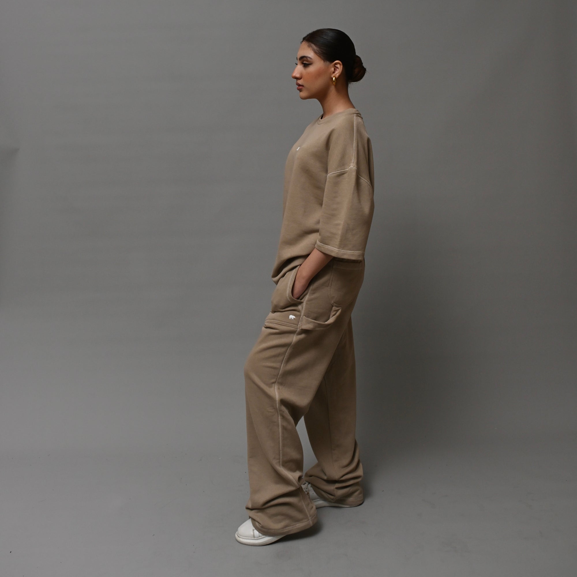 Sandy Beige Terry Co-ord