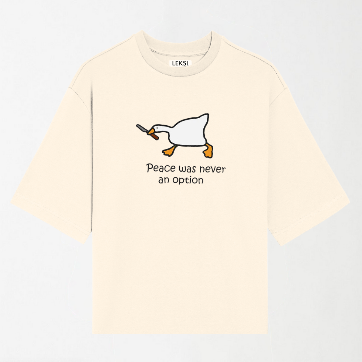 Peace Was Never An Option - Round Neck Unisex T Shirt