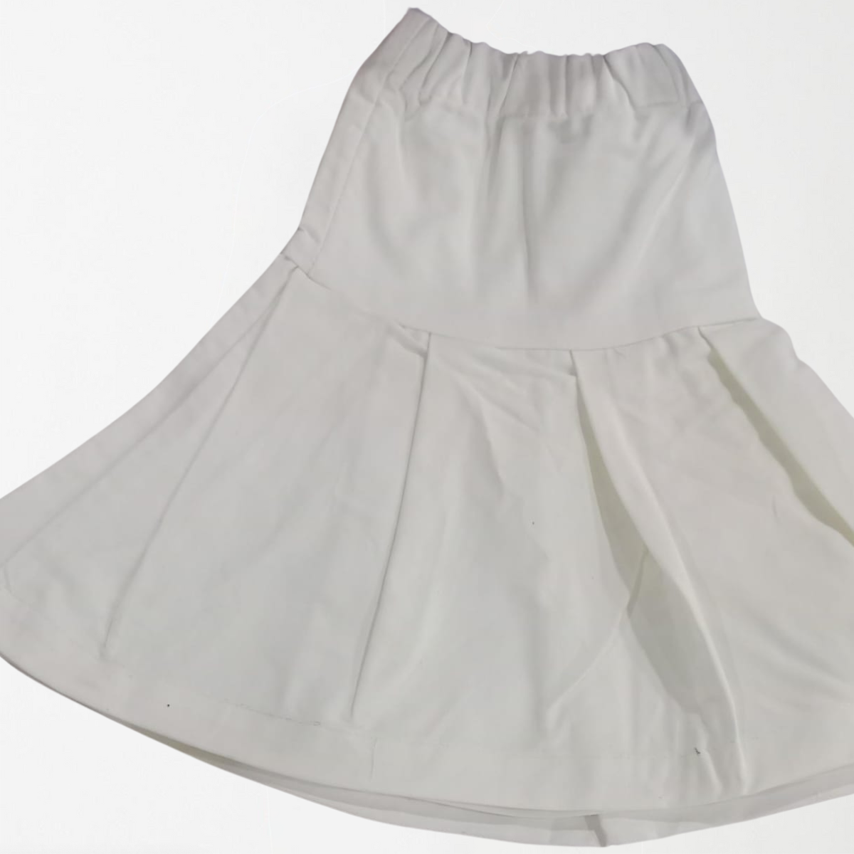 Plain White Girls Skirt