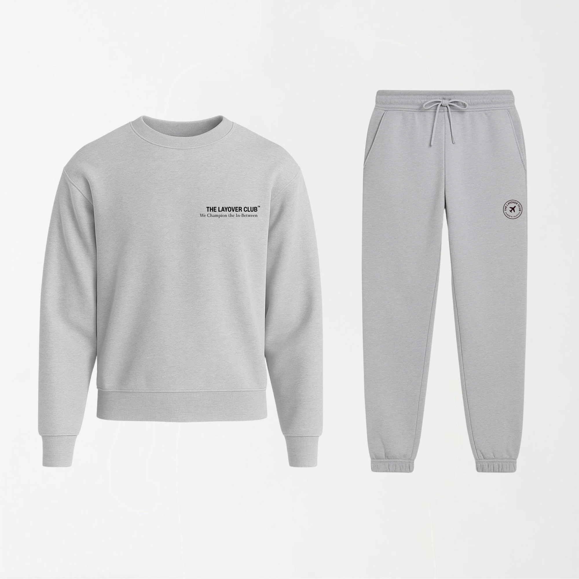 The Layover Club - Travel Edition Grey Coord Set