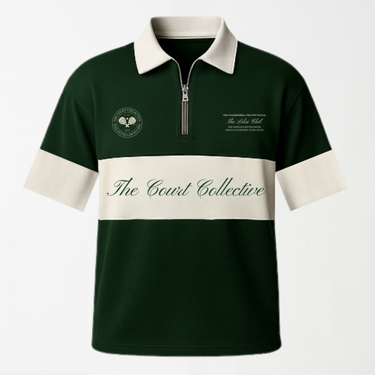 Center Line Golf Green Quarter Zip Polo  - Unisex