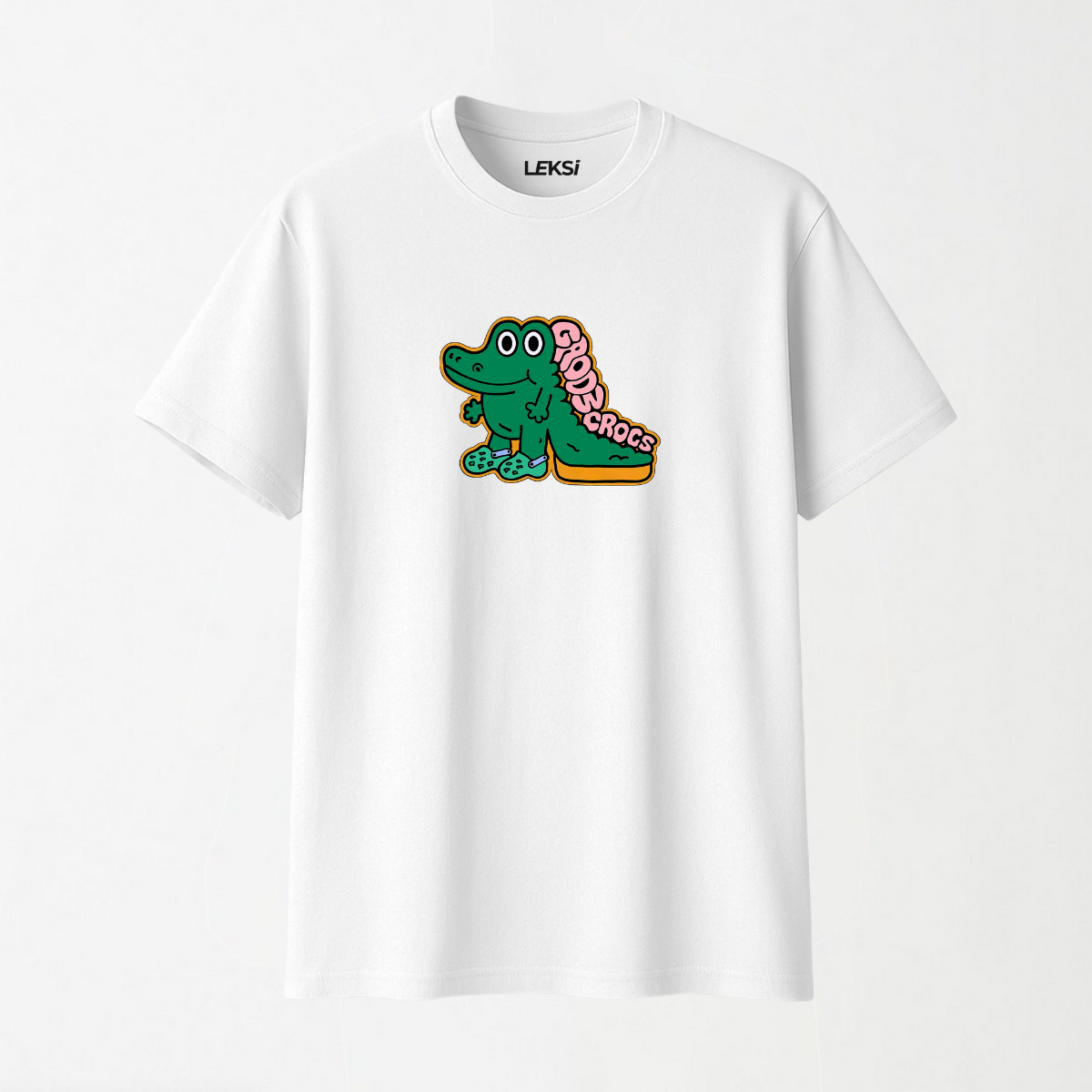 Croc In Crocs - Round Neck Unisex T Shirt