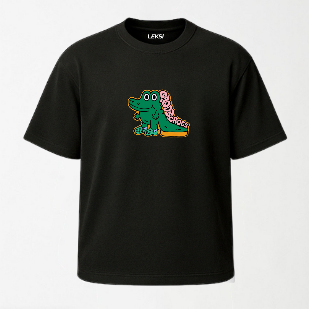 Croc In Crocs - Round Neck Unisex T Shirt