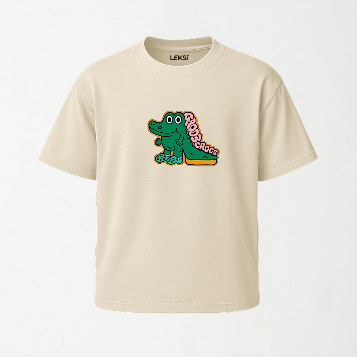 Croc In Crocs - Round Neck Unisex T Shirt
