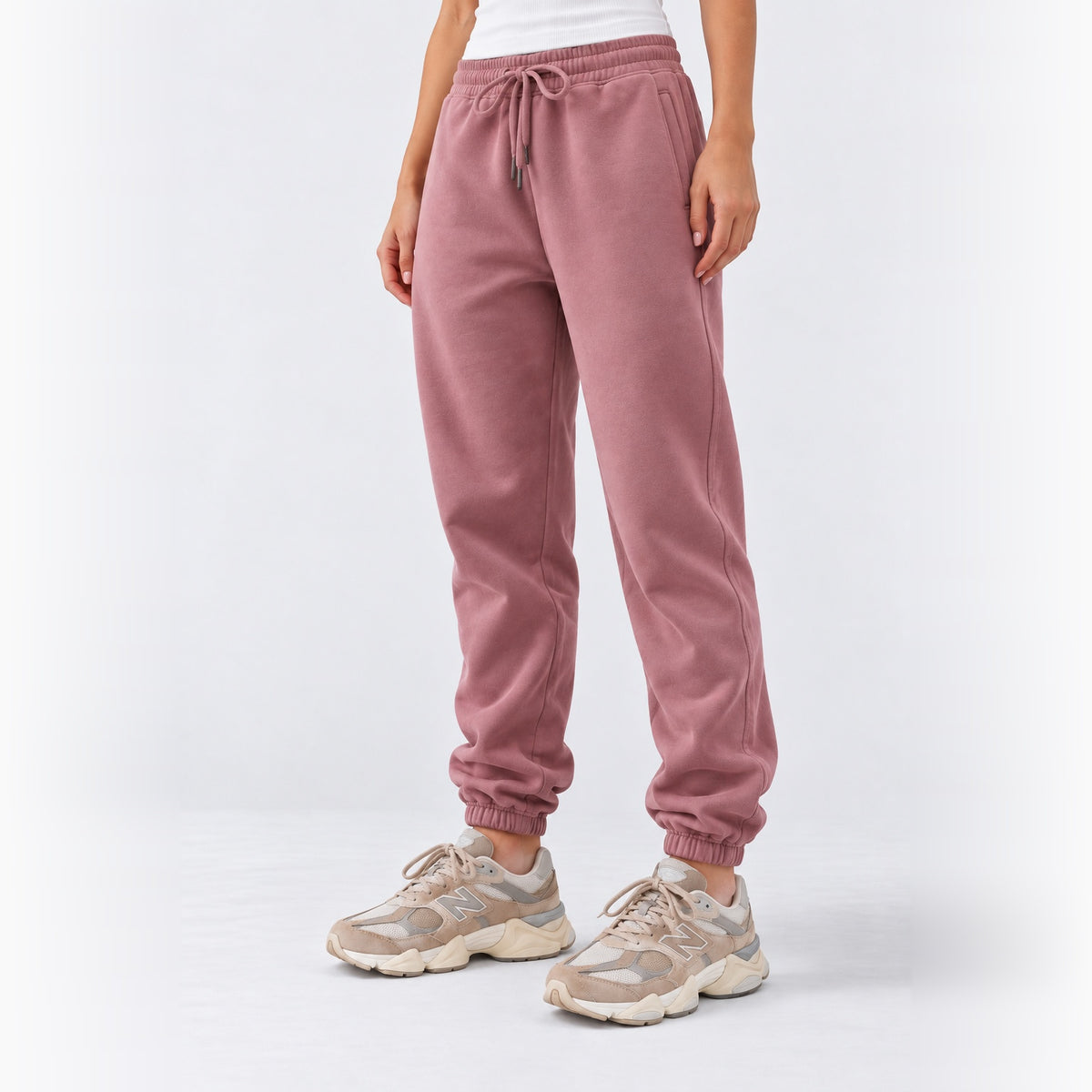 Cinnamon Brown Unisex Fleece Sweatpants (Winter-Friendly)