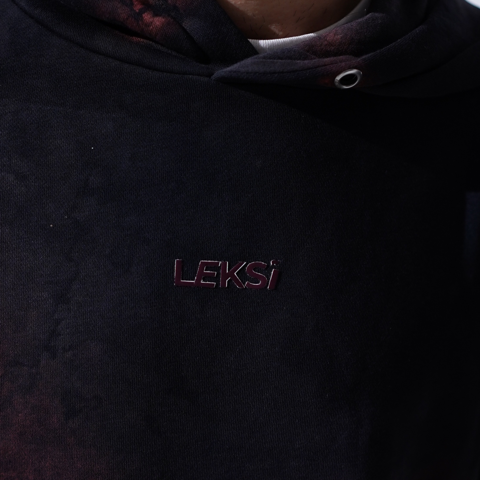 Rusty Black Acid Cloud Hoodie
