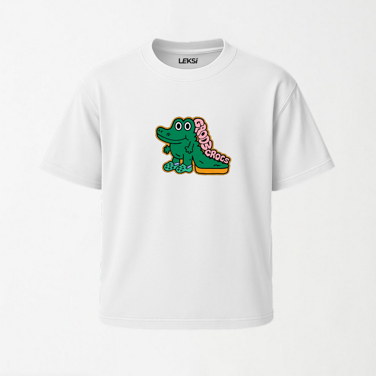 Croc In Crocs - Round Neck Unisex T Shirt