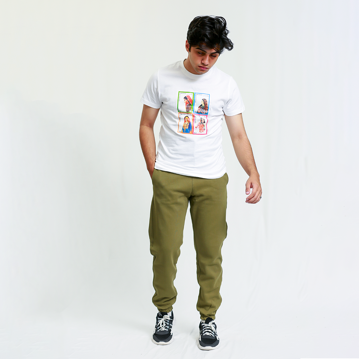 Dark Olive Fleece Unisex Sweatpants (Winter-Friendly)