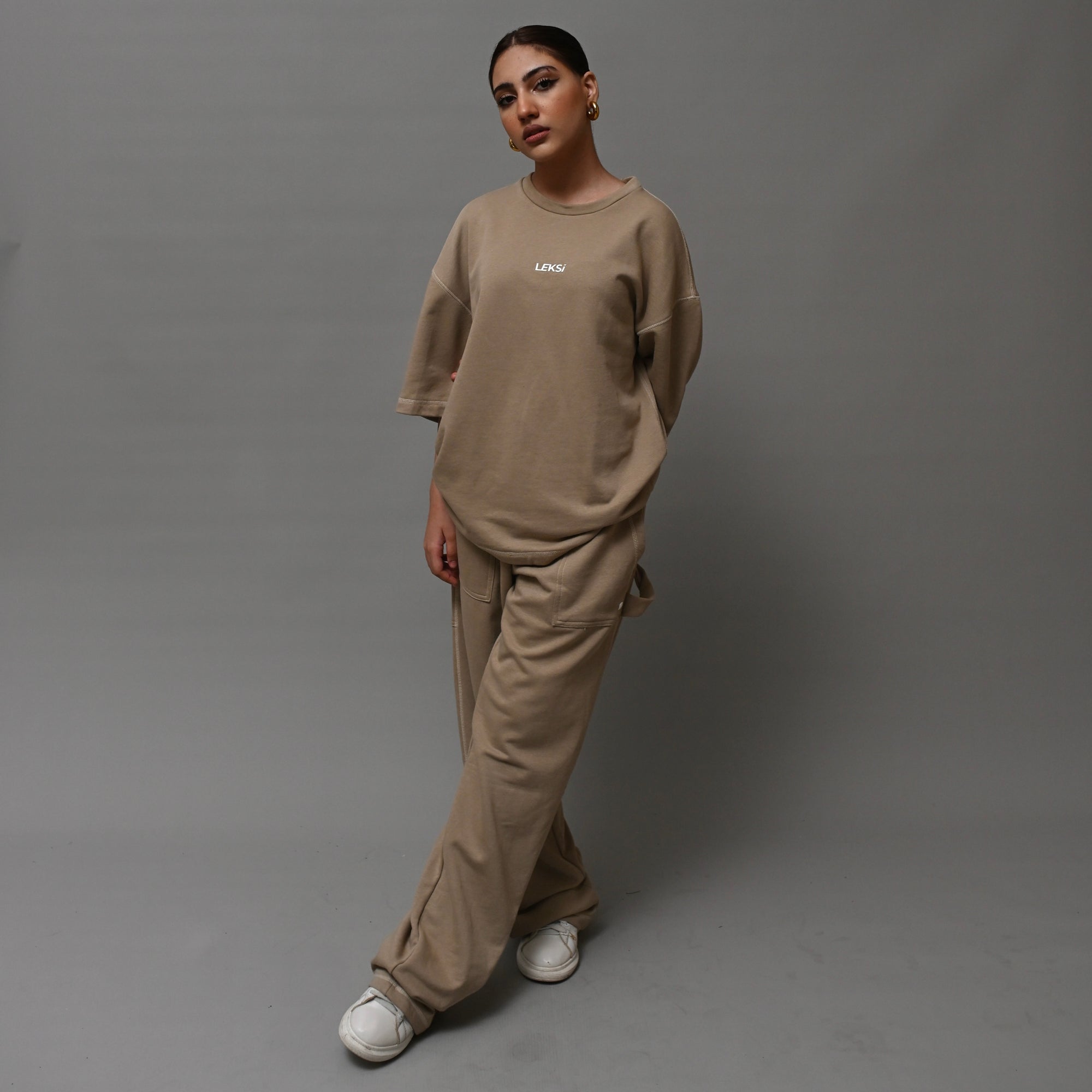 Sandy Beige Terry Co-ord