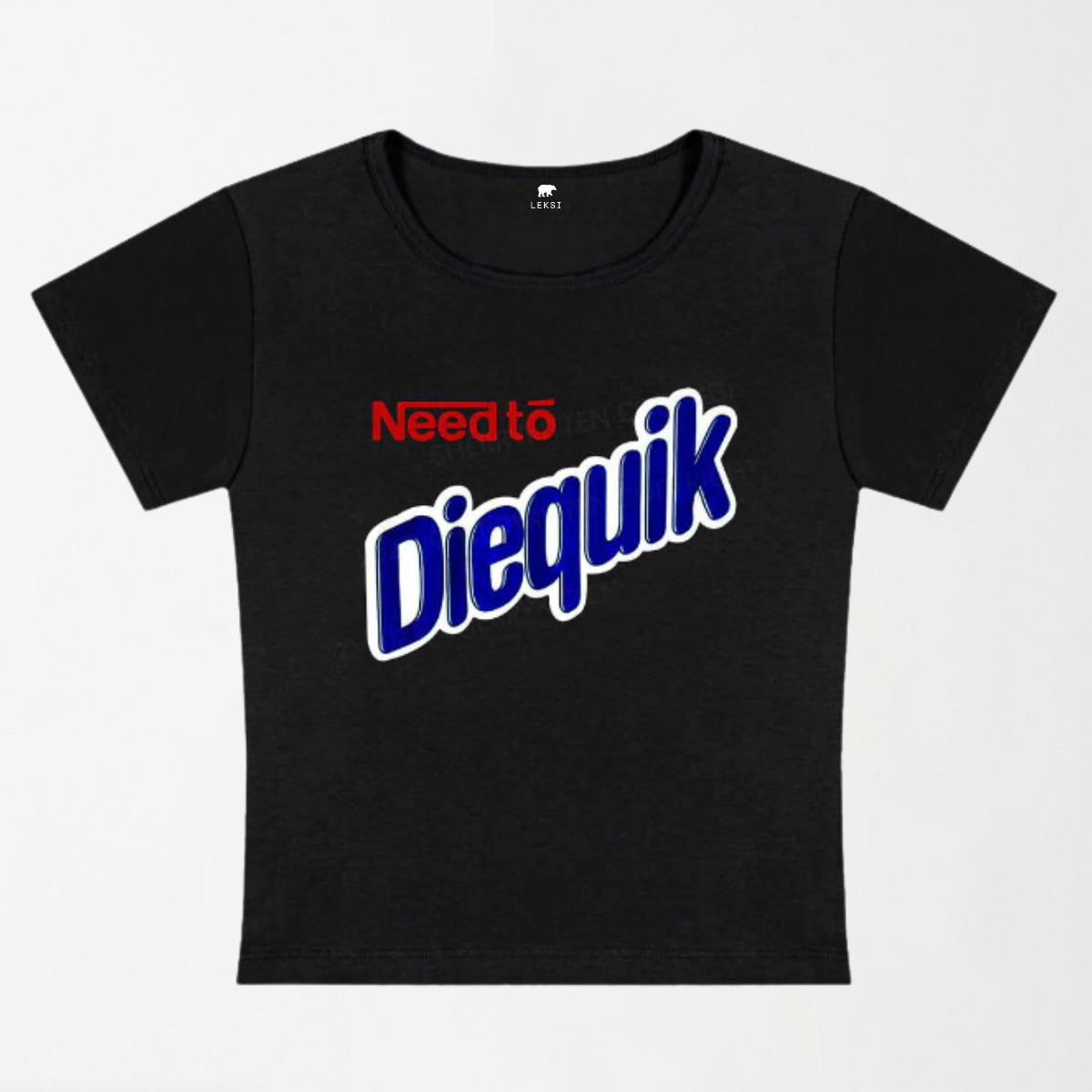 Need To Diequik Y2K Baby Tee