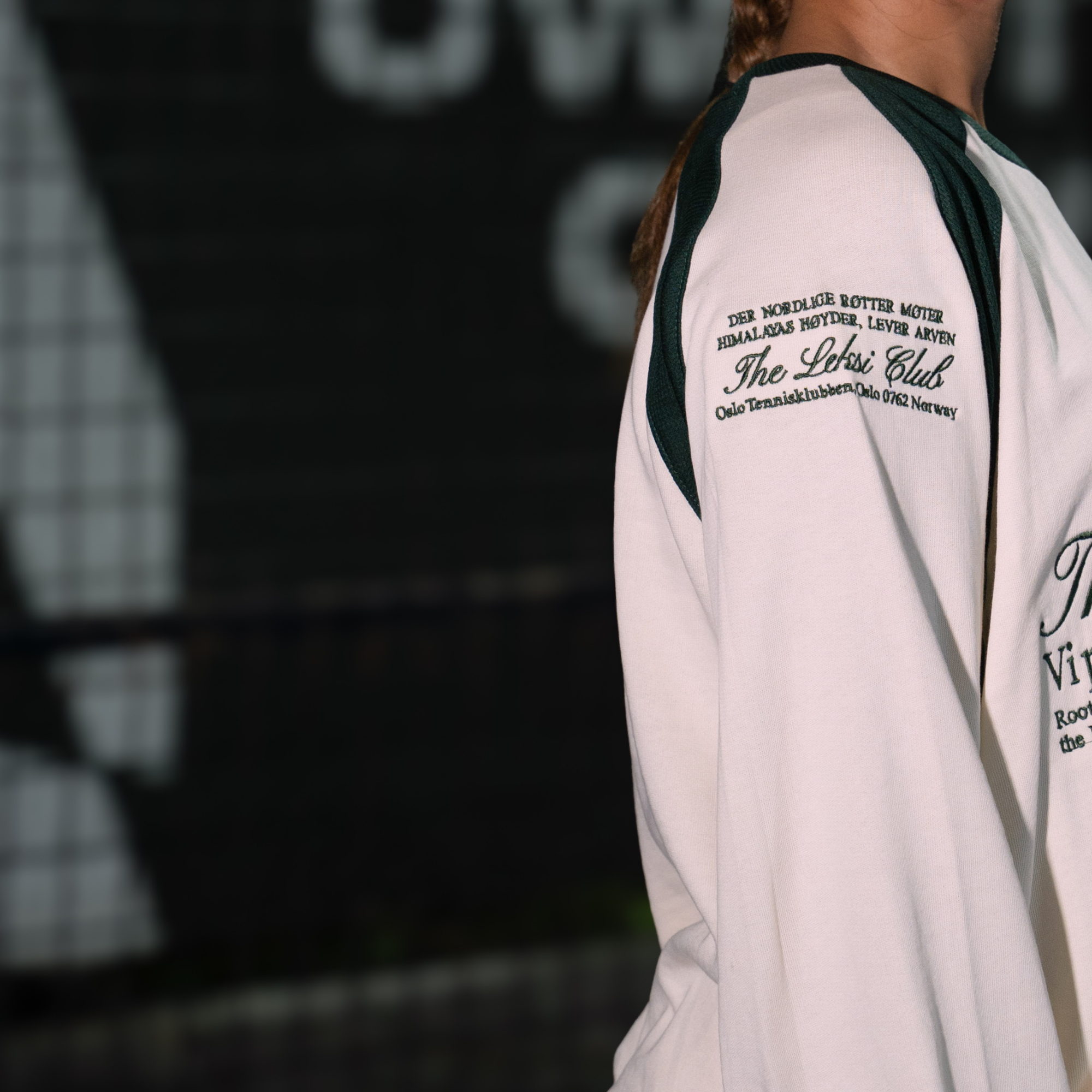 Verde Varsity Raglan Unisex Club Top