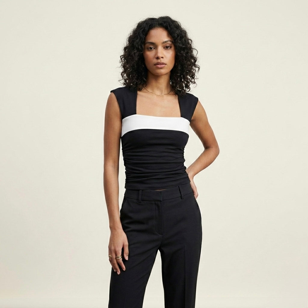 Black & White Women’s Top