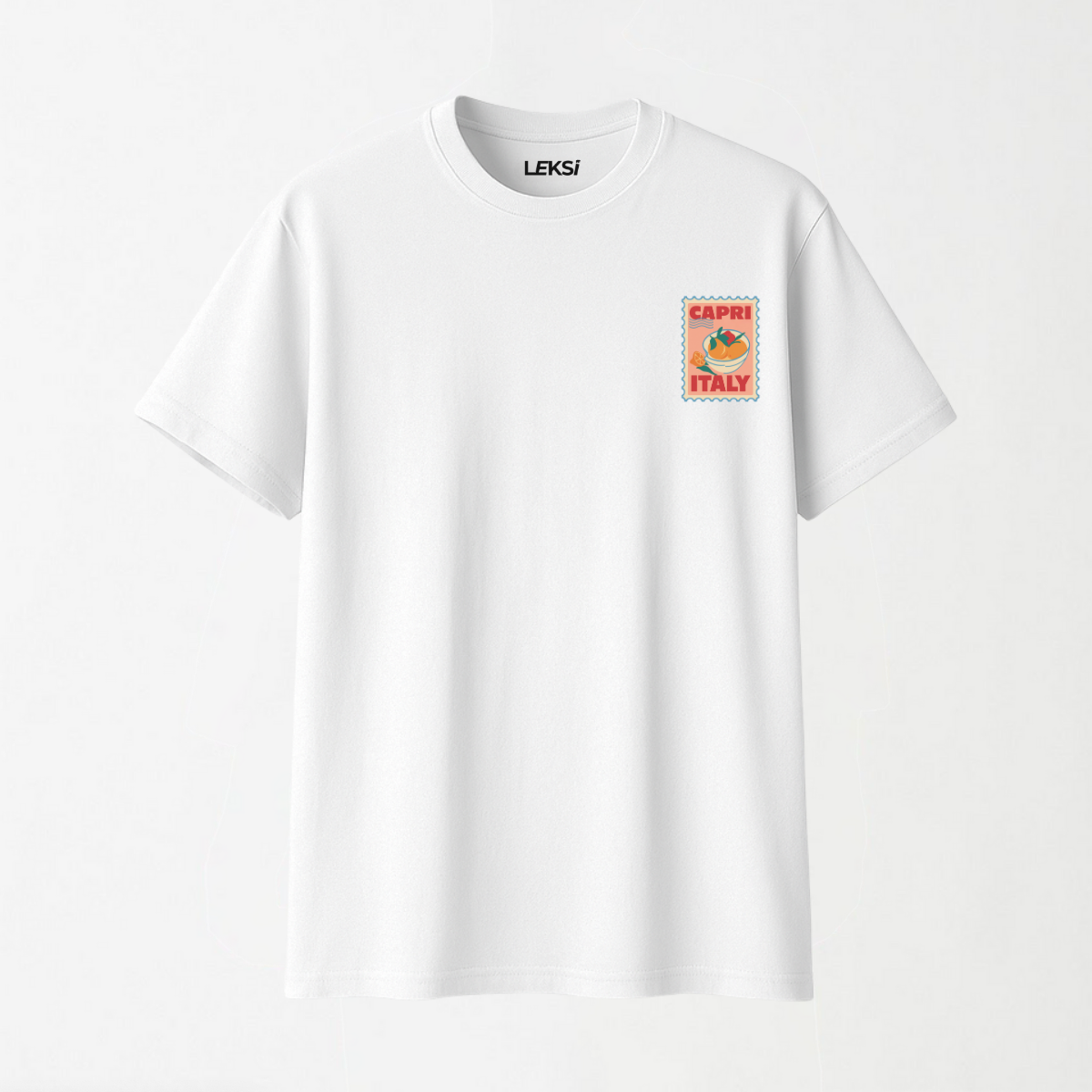 Capri Italy - Round Neck Unisex T Shirt