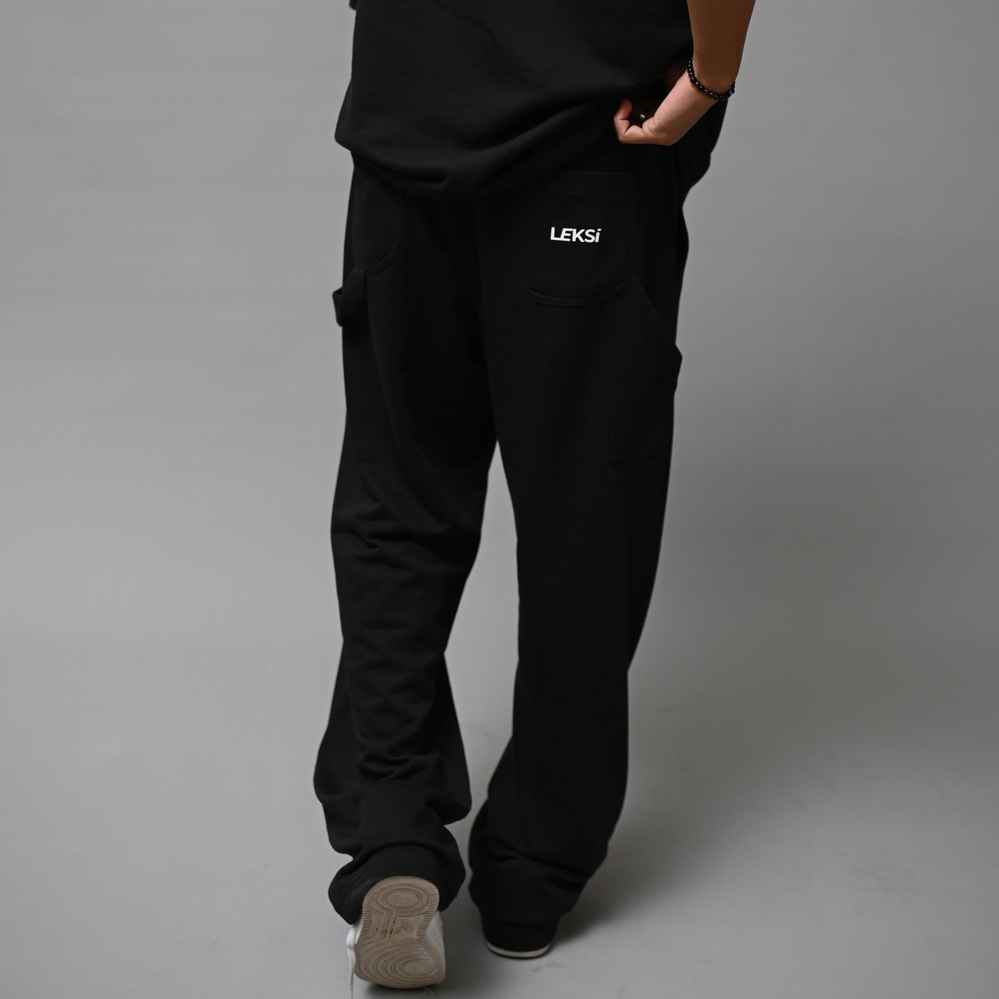 Coal Black Terry Co-ord
