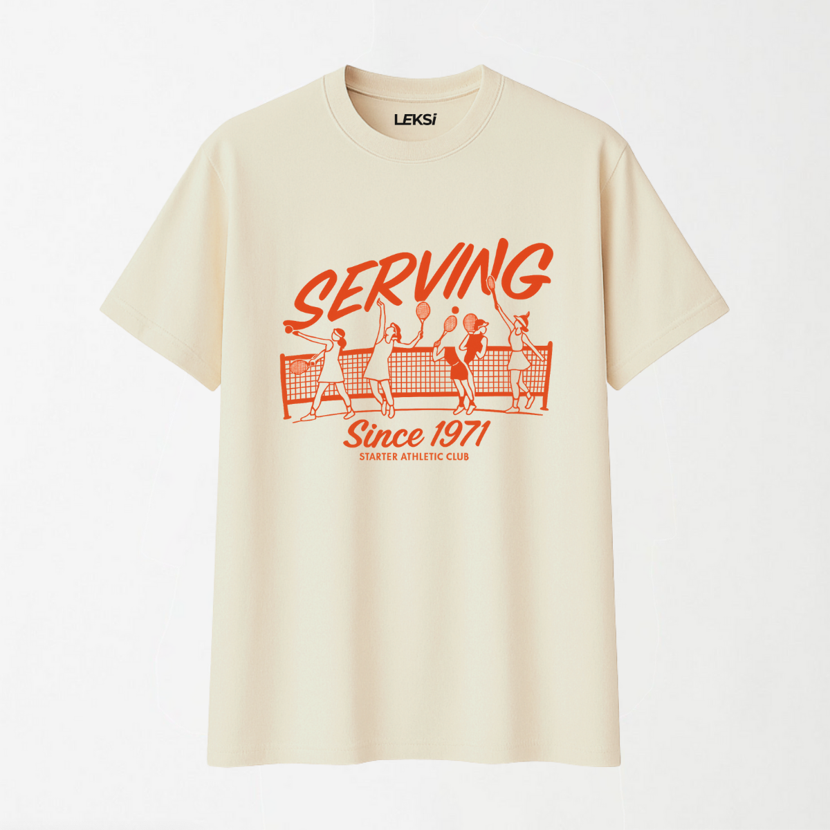 Starter Retro Tennis - Round Neck Unisex T Shirt