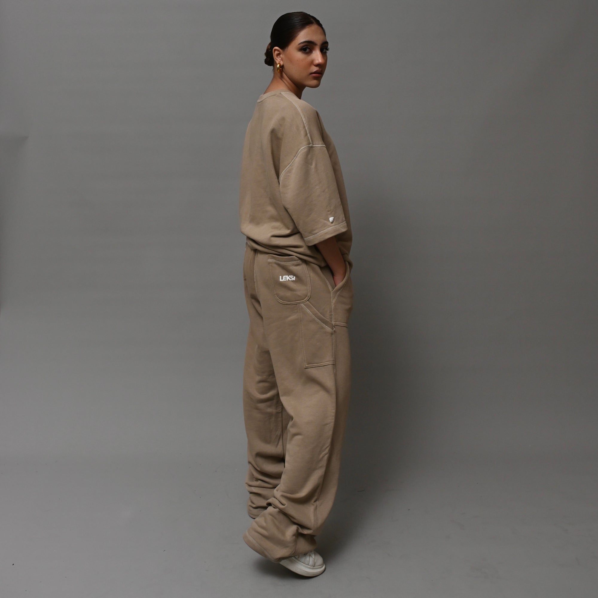 Sandy Beige Terry Co-ord
