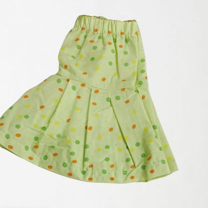 Happy Green Girls Skirt