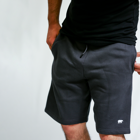 Charcoal Fleece Shorts