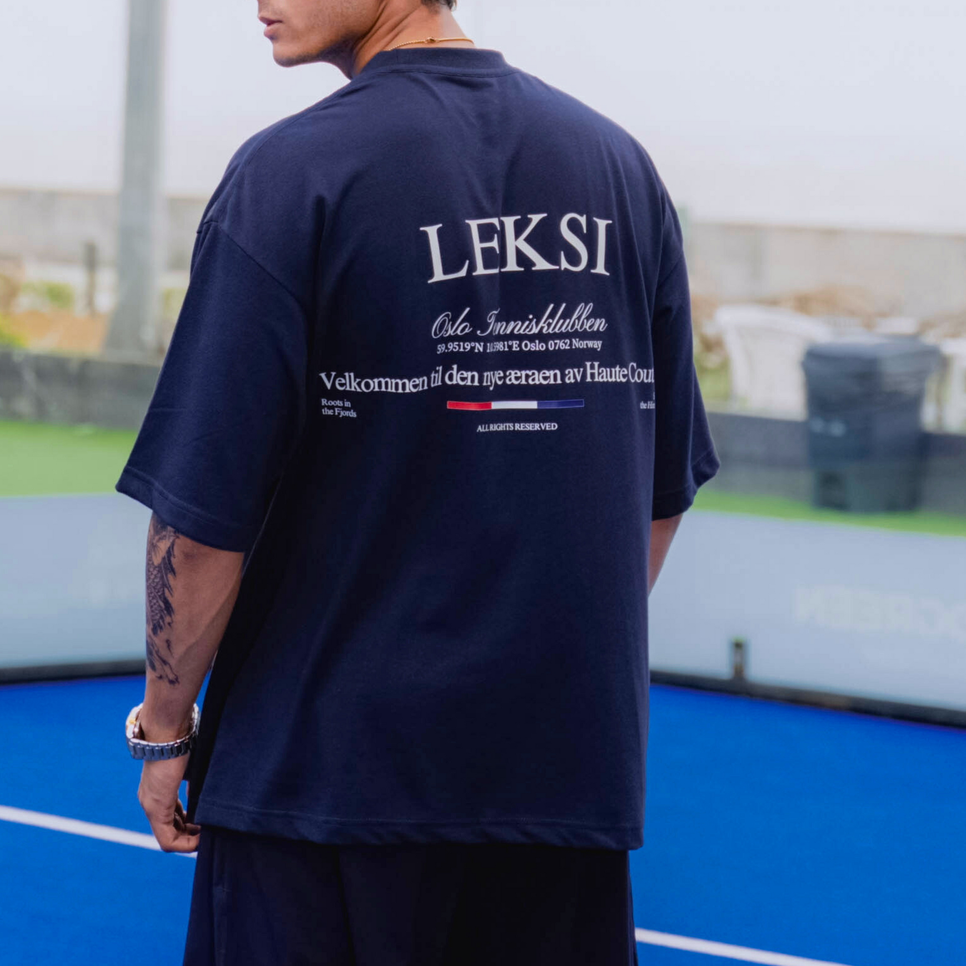 LEKSI's Padel Club Signature Oversized T-Shirt  - Unisex