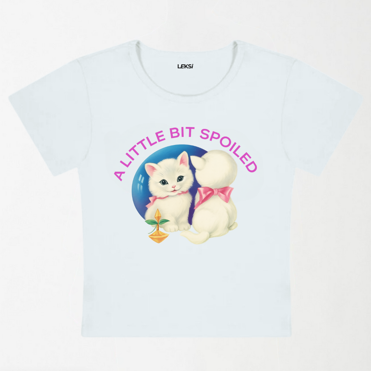 A Little Bit Spoiled Y2K Baby Tee