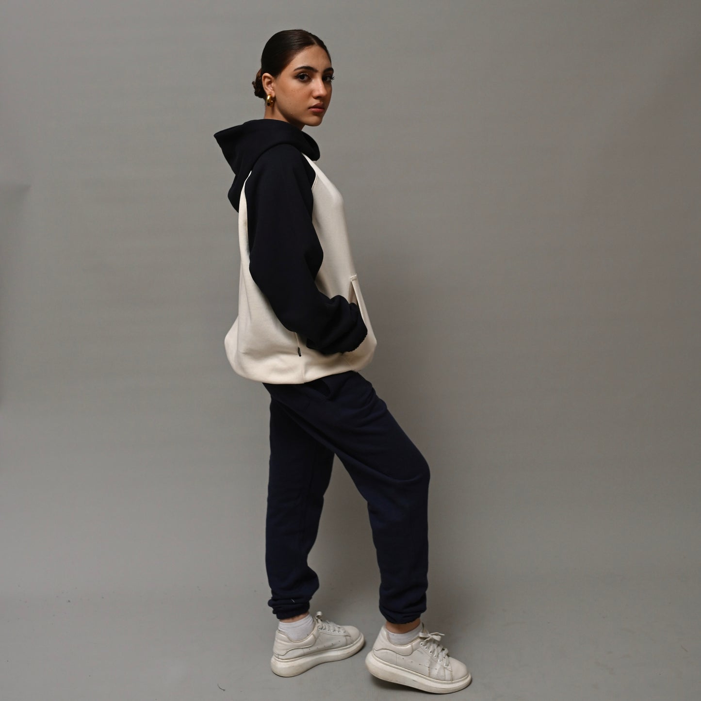 Navy Blue Unisex Sweatpants - French Terry (Summer-Friendly)