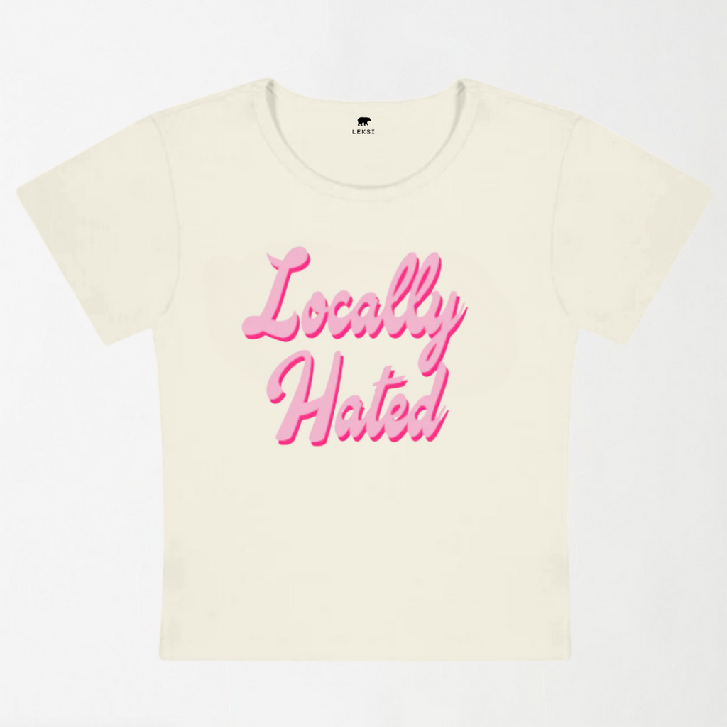 Locally Hated Y2K Baby Tee