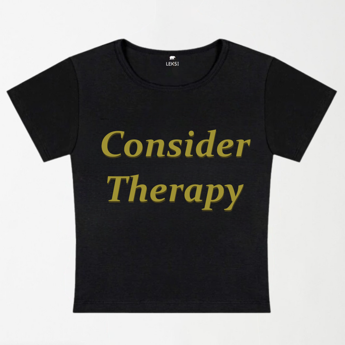 Consider Therapy Y2K Baby Tee