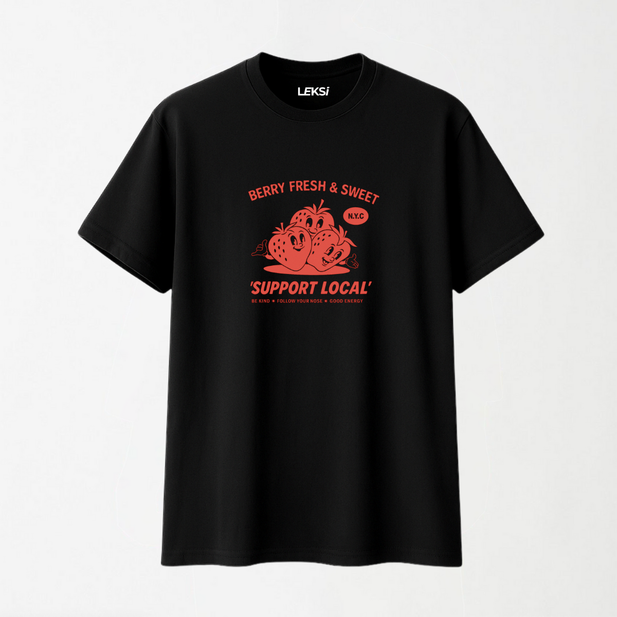 Berry Fresh & Sweet - Round Neck Unisex T Shirt