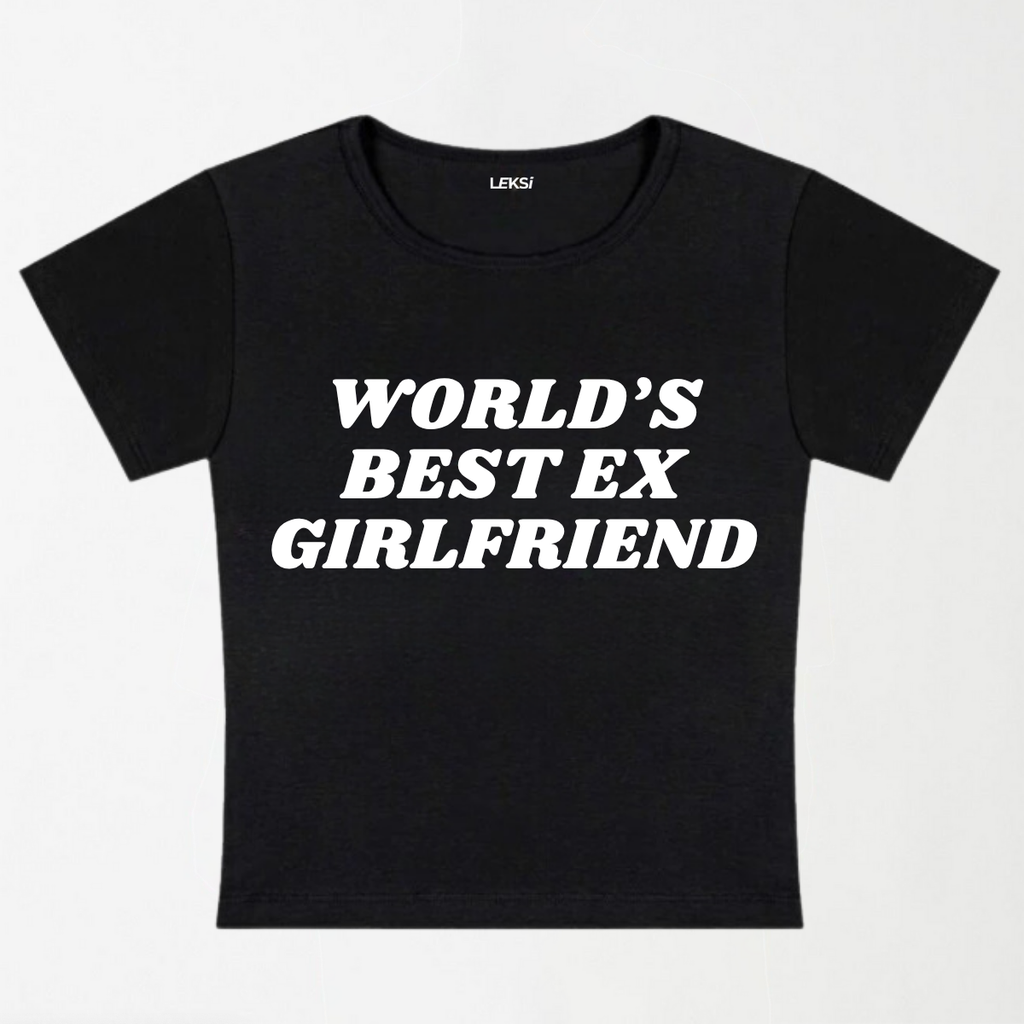 Best Ex Girlfriend Y2K Baby Tee