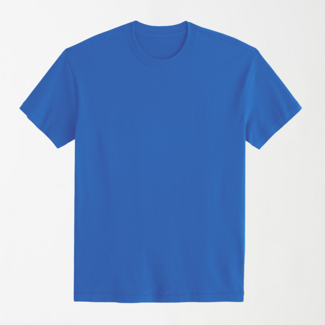 Blue Round Neck T-Shirt Unisex