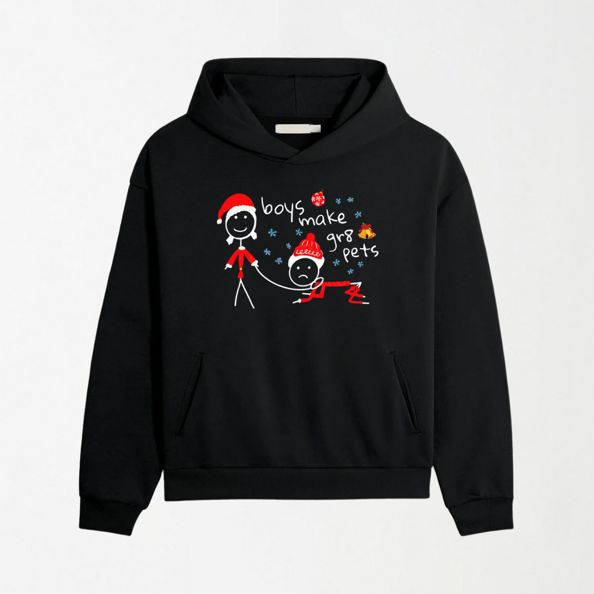 Boys Make Gr8 Pets Christmas - Graphic Hoodie