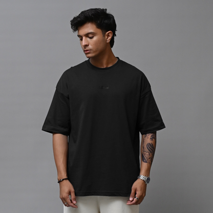 Redefined Black Unisex Oversized T-Shirt