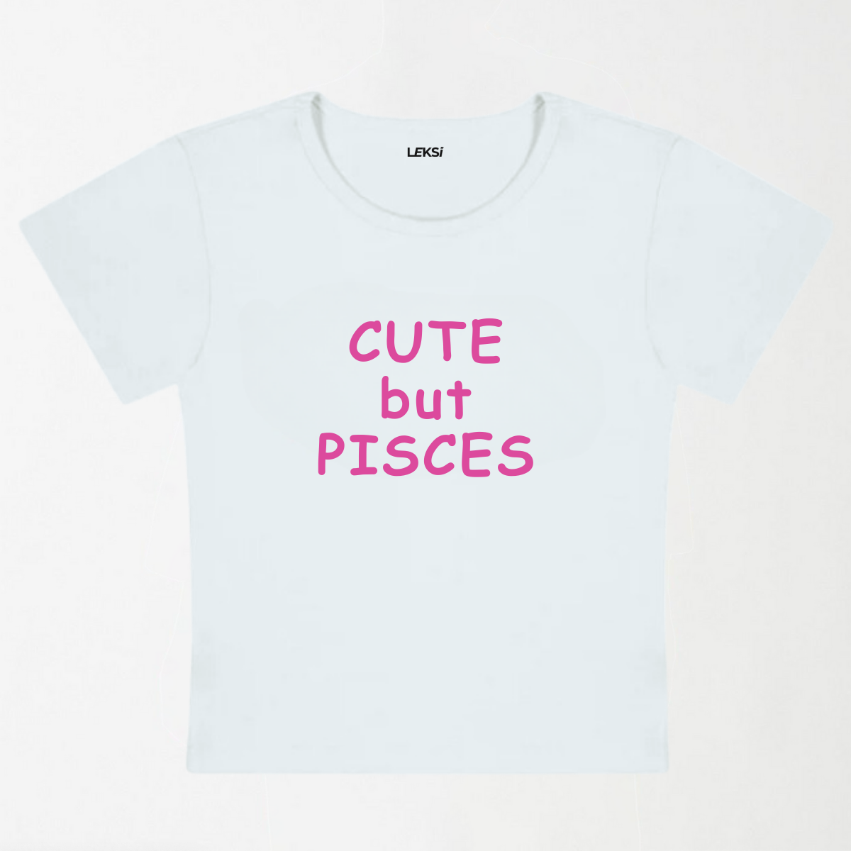 CUTE but PISCES Y2K Baby Tee