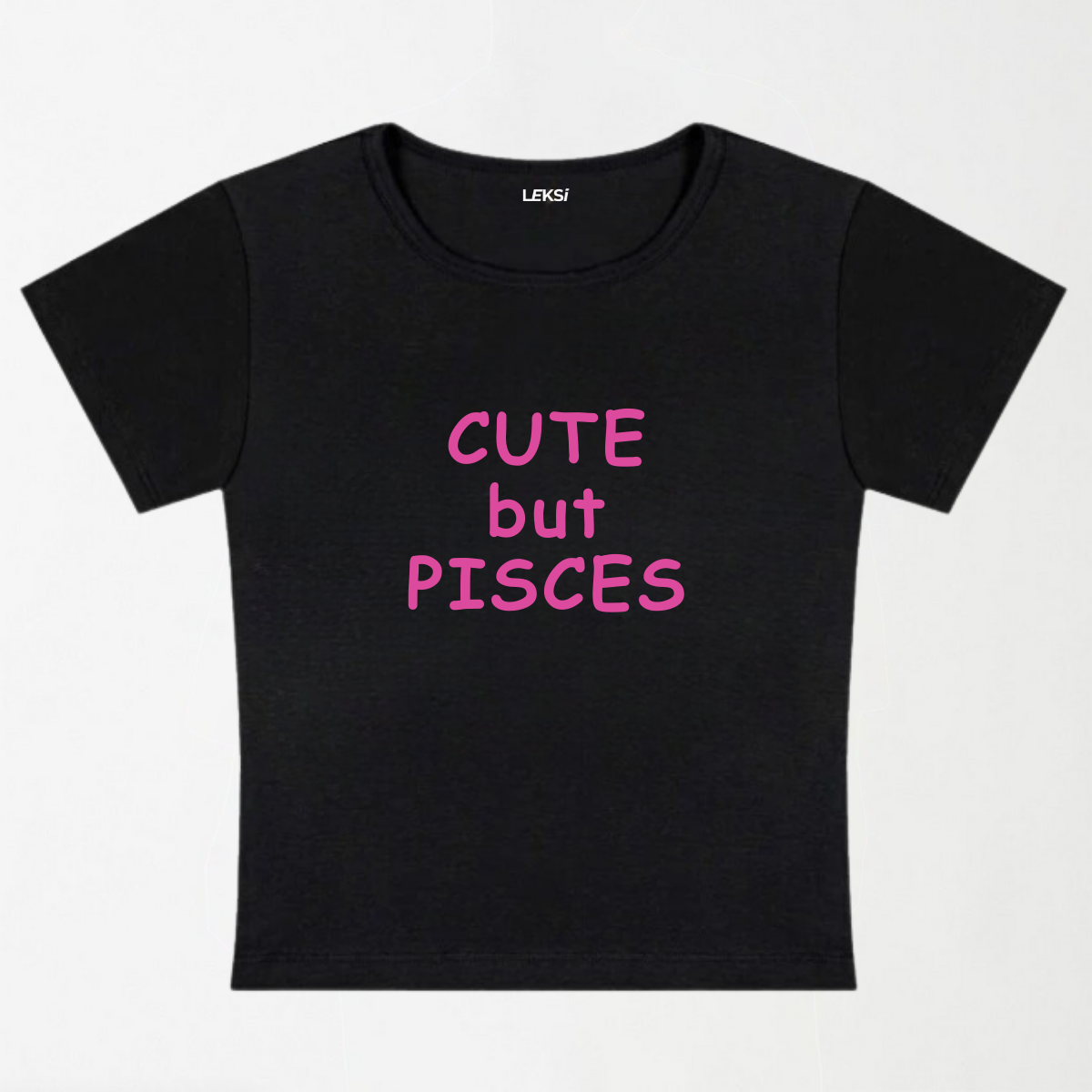 CUTE but PISCES Y2K Baby Tee