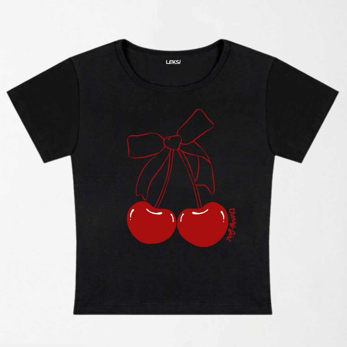 Cherry Girl Y2K Baby Tee