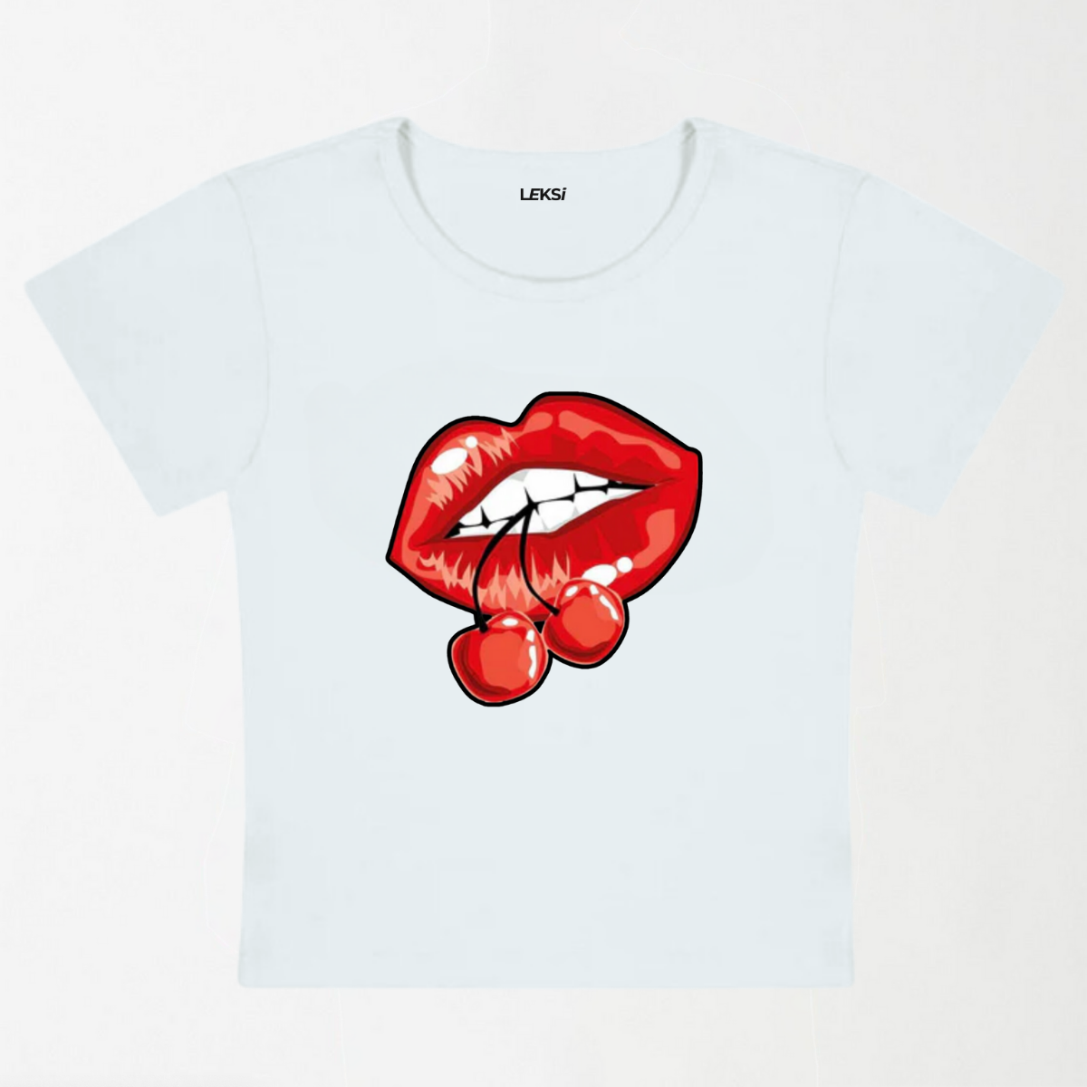 Cherry Lips Y2K Baby Tee