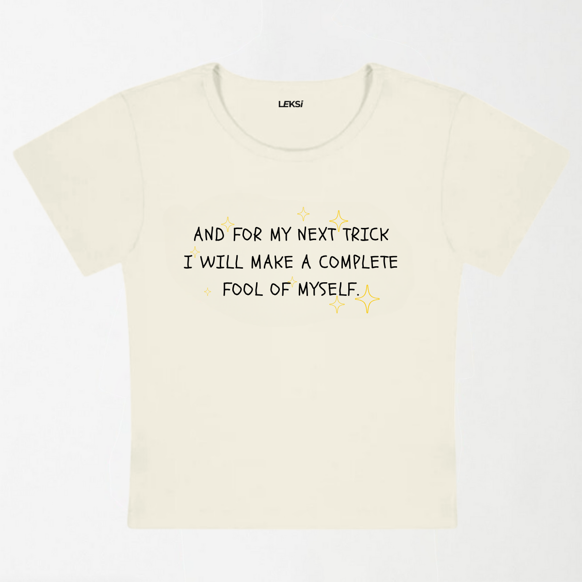 Complete Fool Of Myself Y2K Baby Tee