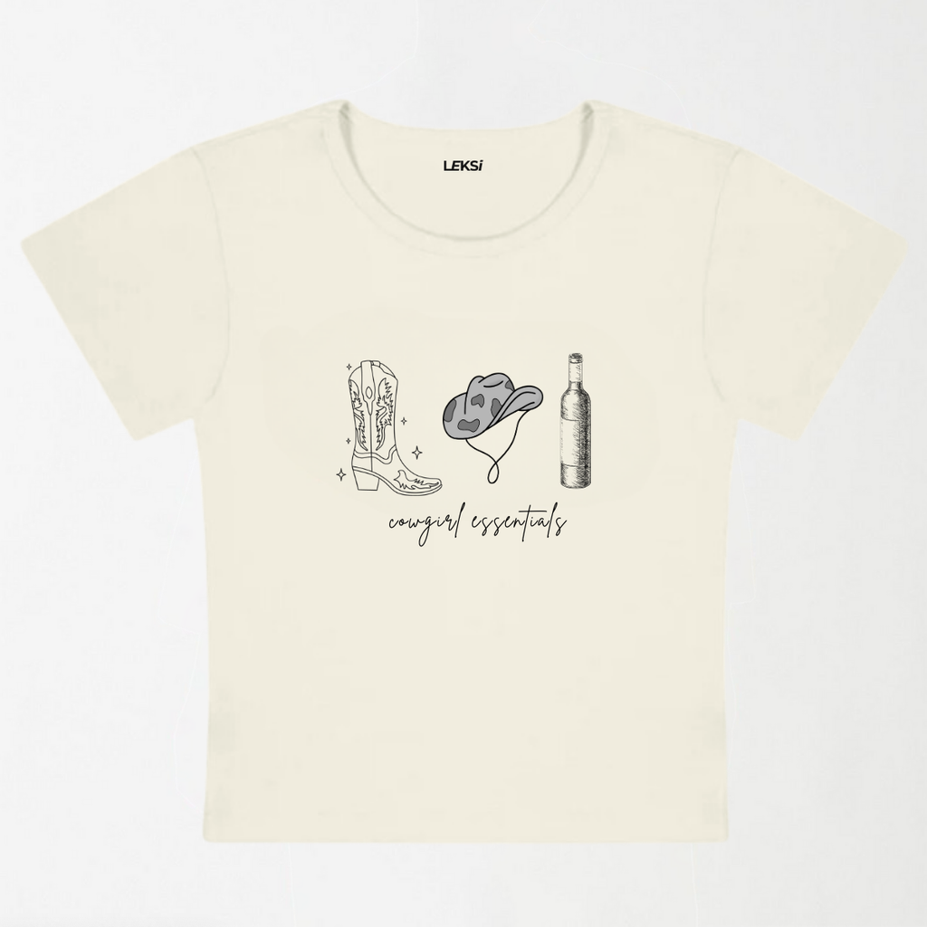 Cowgirl Essentials Y2K Baby Tee