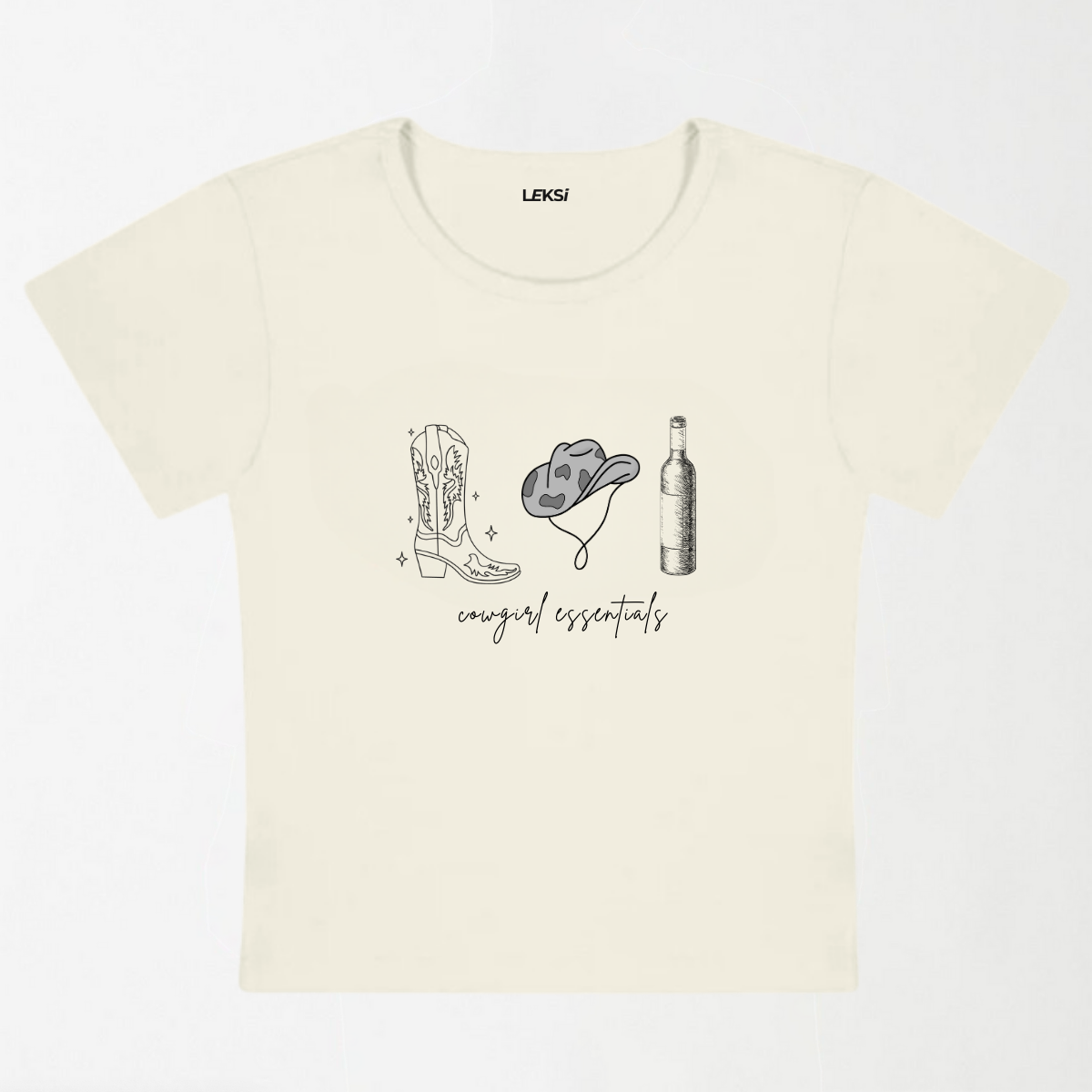 Cowgirl Essentials Y2K Baby Tee