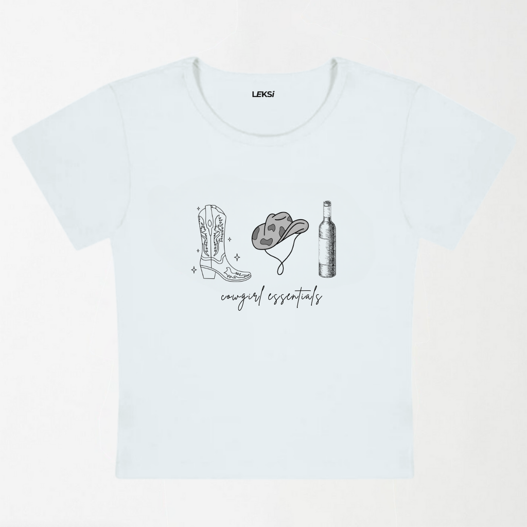 Cowgirl Essentials Y2K Baby Tee