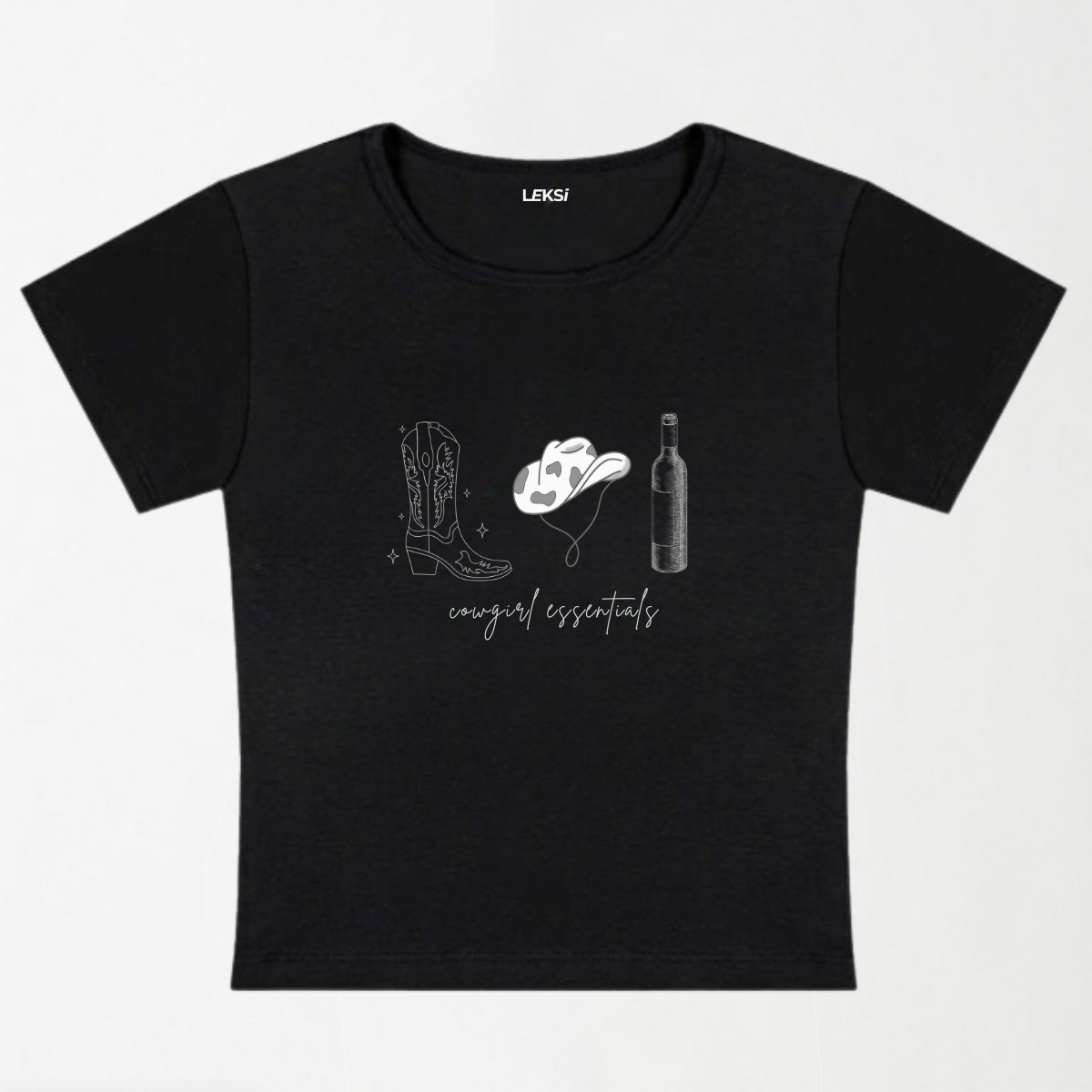 Cowgirl Essentials Y2K Baby Tee