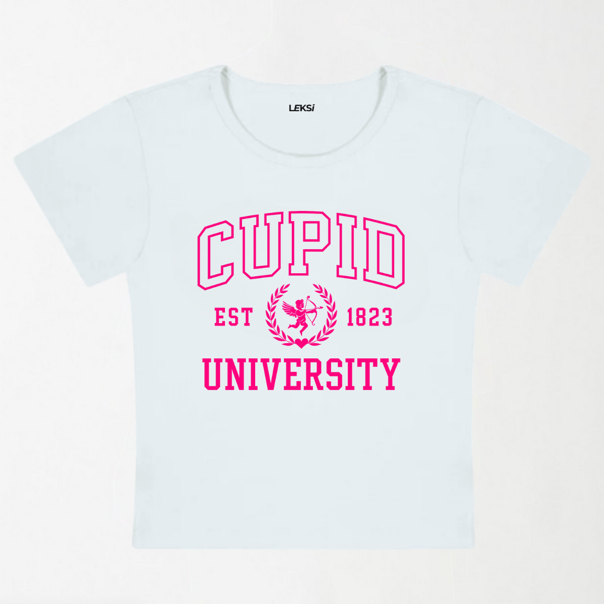 Cupid University Y2K Baby Tee